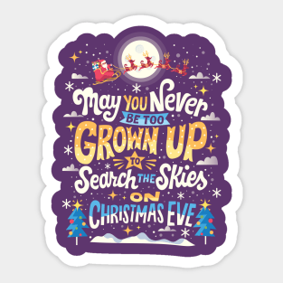 Christmas Eve Sticker